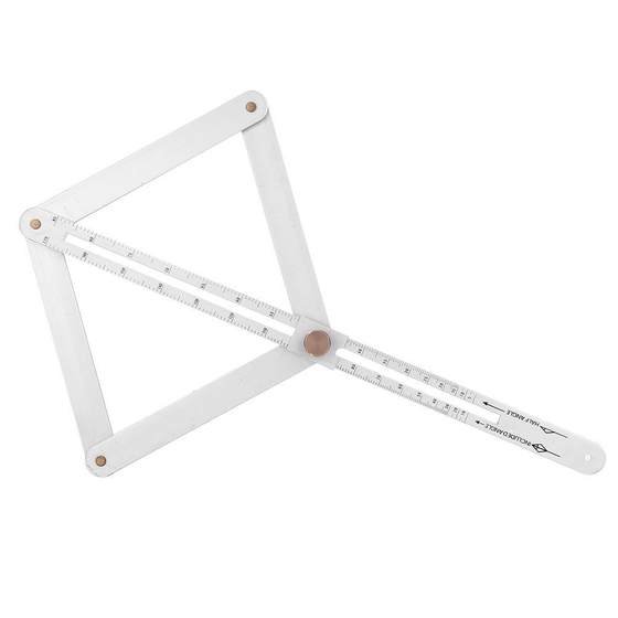 Angle Ruler Thickened Edge Cutting Decoration Woodworking Doors and Windows Yin and Yang Angle Ceiling Measuring Ruler Multifunctional Measuring Ruler