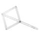 Angle Ruler Thickened Edge Cutting Decoration Woodworking Doors and Windows Yin and Yang Angle Ceiling Measuring Ruler Multifunctional Measuring Ruler