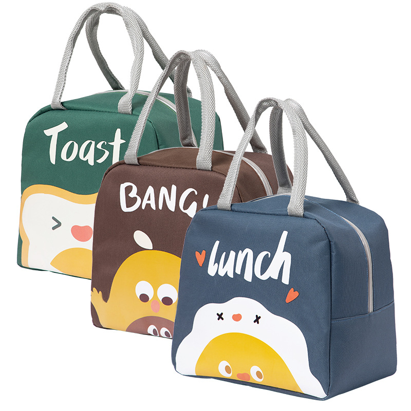 All things-hug insulation bag cartoon cute fun insulation bag large capacity portable lunch lunch bag insulation lunch box bag