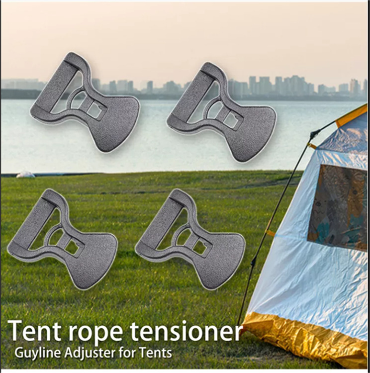 Factory hot sale outdoor tent canopy fixing clip tent accessories multi-function rope buckle windproof rope adjustment