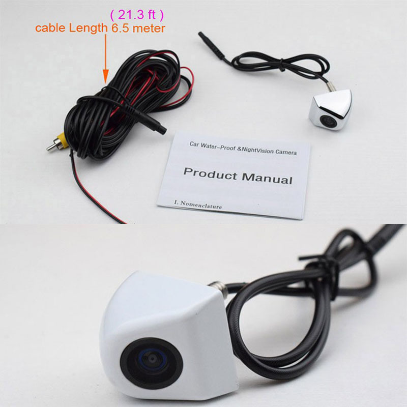 Car universal small Korean screw plug-in ccd HD car camera night vision waterproof reversing camera