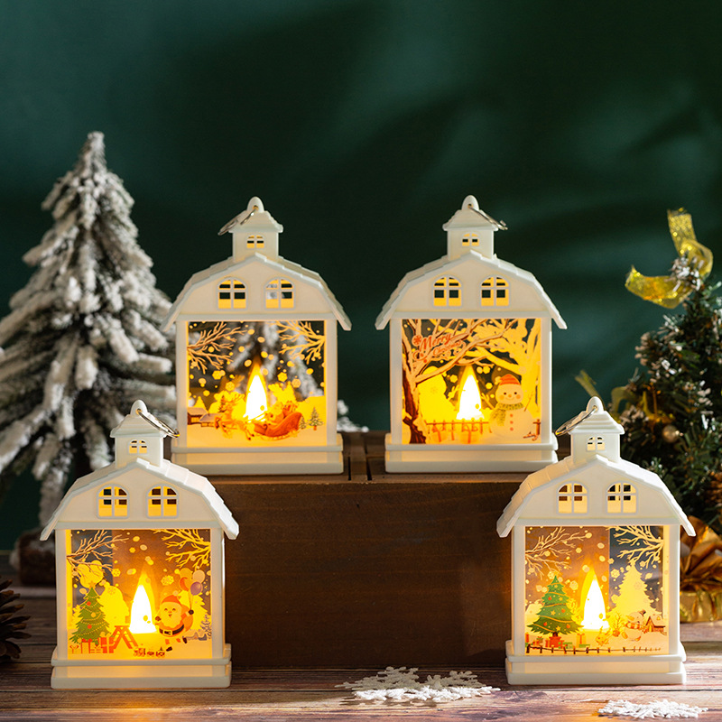 Christmas decorations retro portable night light LED ornaments Christmas tree ornaments cross-border window creative props_voghion.com