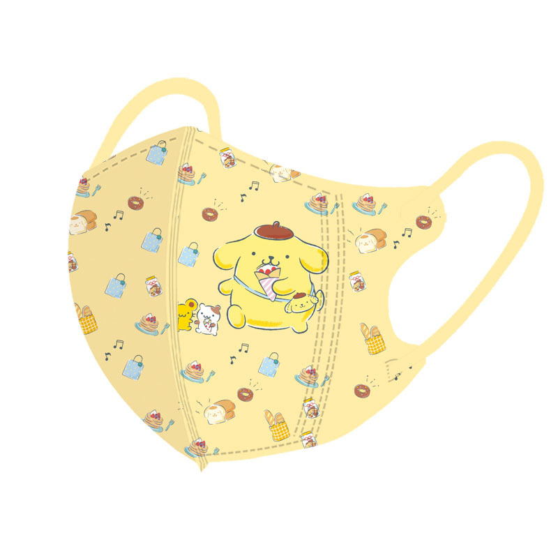 melody children's 3D three-dimensional library Lomi KT cat cartoon cute student baby four-layer protective mask