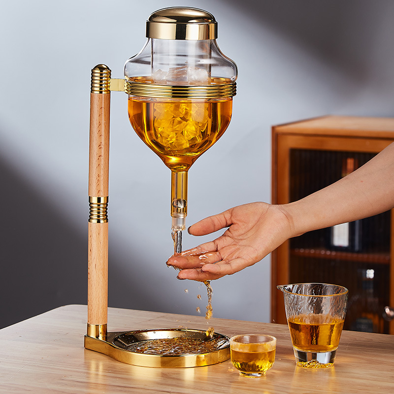 Japanese Sake Drip Wine Ice Wine Chiller Faucet Wine Chiller Bird Burning Board Front Supplies Wine Utensils
