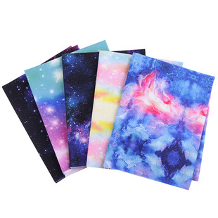 Mask Fabric Small Cloth Head Galaxy Starry Sky Sprint Cloth Group Decorative Digital Printing Pure Cotton Fabric Ghost Extermination Blade