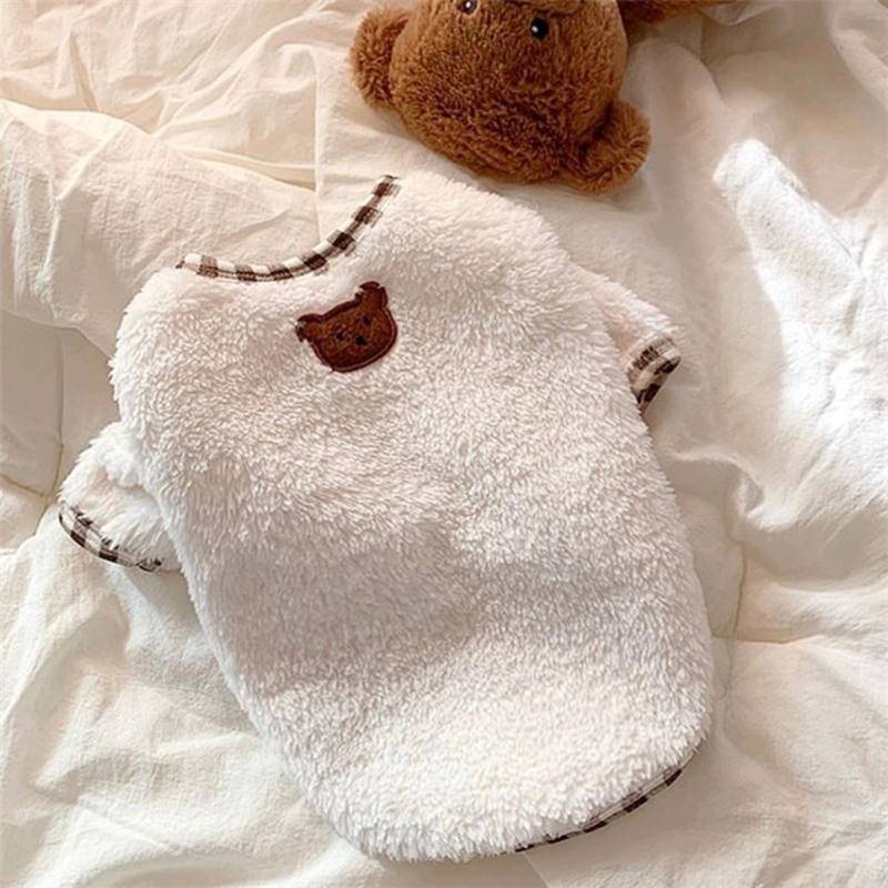 Pet dog dog clothing cat clothes autumn and winter new warm Bomei teddy bear best selling factory wholesale