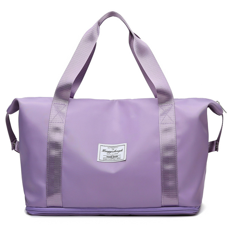 Wholesale short-distance travel bag wet and dry separation fitness bag large capacity yoga bag folding portable shoulder bag