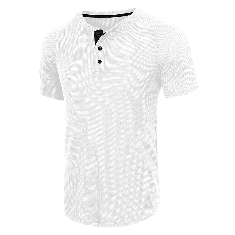 Henry Short-sleeved T-shirt Men's Summer New Casual Solid Color Men's T-shirt Men's Wear