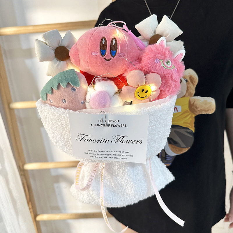 New Cute Cartoon Doll star Kabi bouquet Christmas holiday gift Tanabata bouquet spot wholesale