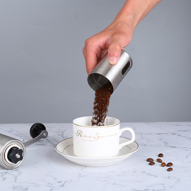 Factory direct supply hand grinder coffee machine hand-cranked household coffee bean grinder stainless steel small manual grinder