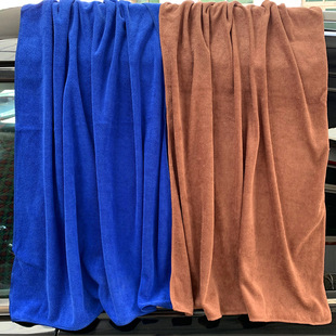 260g fiber car towel 60*160 car wash car clean dry hair absorbent towel 30*70 logo can be added