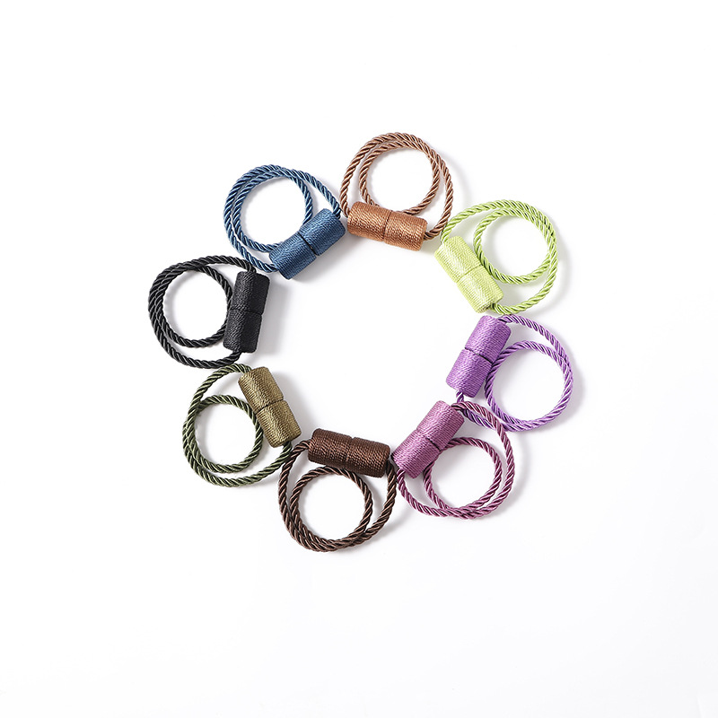 Cross-border supply simple Nordic style punch-free installation-free cylindrical curtain magnetic buckle curtain strap curtain buckle