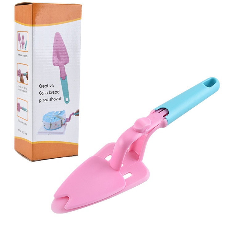 Removable plastic cake shovel multi-purpose pizza shovel convenient dessert transfer plastic detachable baking tool