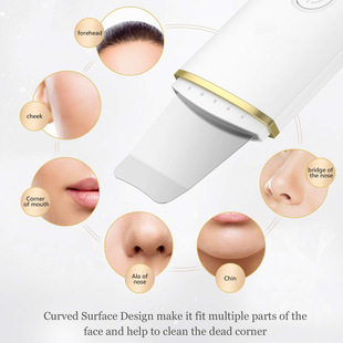 Ultrasonic skin removal machine beauty instrument pore cleaner facial cleansing instrument blackhead removal instrument skin removal instrument gift