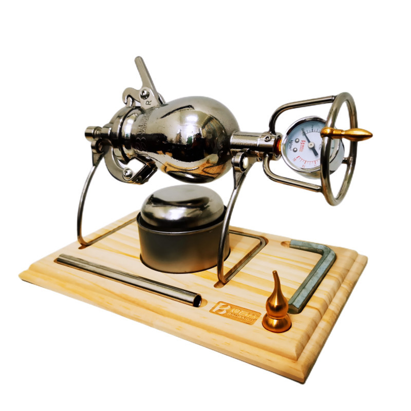 Internet celebrity 304 stainless steel mini household popcorn machine household old-fashioned manual food amplifier popcorn pot