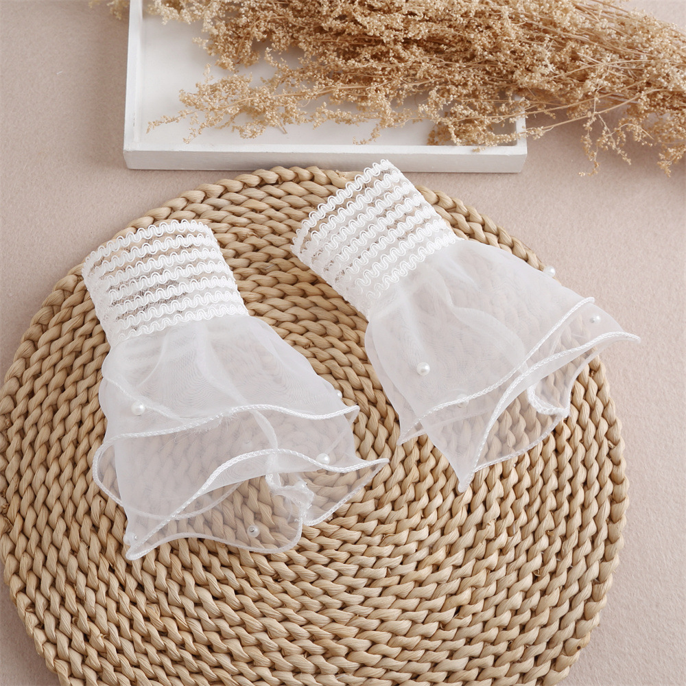 New cotton accessories lace temperament small fragrance three-dimensional lace decorative cuffs cross-border manufacturers wholesale