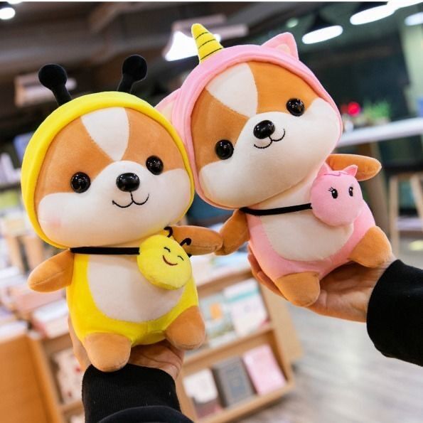 Cute Shiba Inu soft Ragdoll doll transformation squirrel down cotton plush toy doll children Girl gift