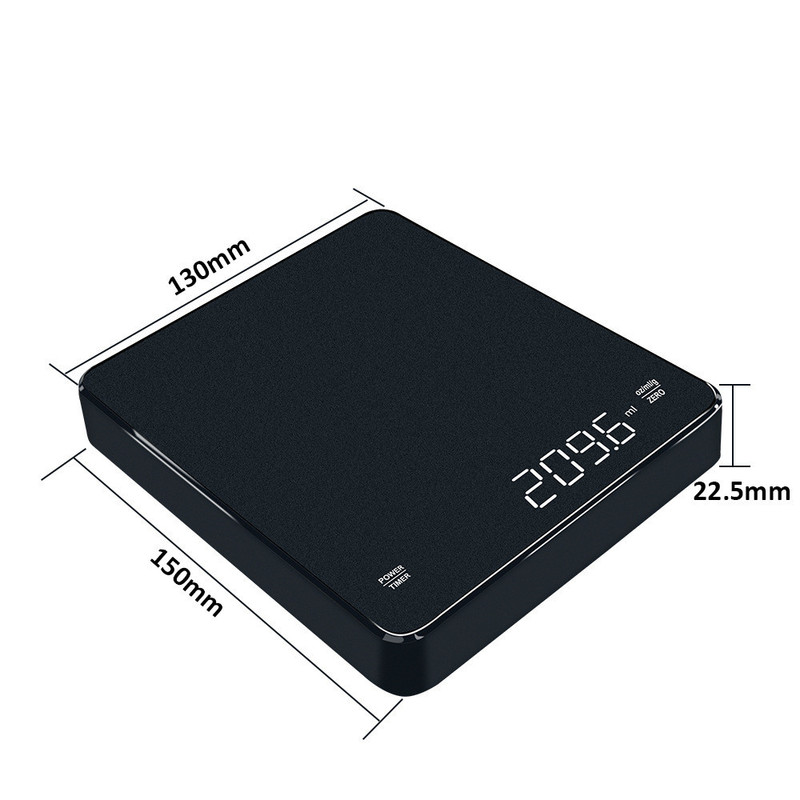手沖コーヒー秤USB充電タイプ電子秤スマートタイムユニット変換キッチン秤食品重量|undefined