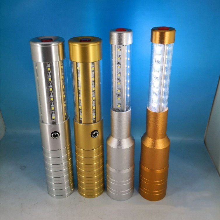 Aluminum alloy flash bar LED flash bar wine atmosphere props cross-border bar luminous wine utensils