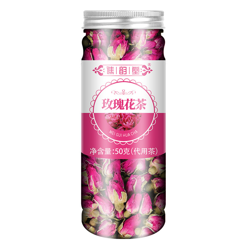 Yuntang rose tea 50g/canned Pingyin Rose Tea
