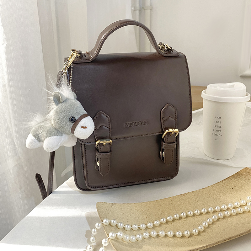 Cartoon Pose Long Hair Pony Plush Doll Small Pendant Multicolor Backpack Keychain Accessories Cute Doll Hanging Ornaments