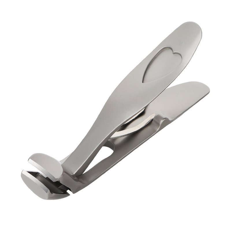 Stainless steel nail clippers suit anti-splash nail clippers elbow large opening nail clippers thick nail tools