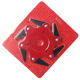 Six-leaf knife bubble shell red card pack