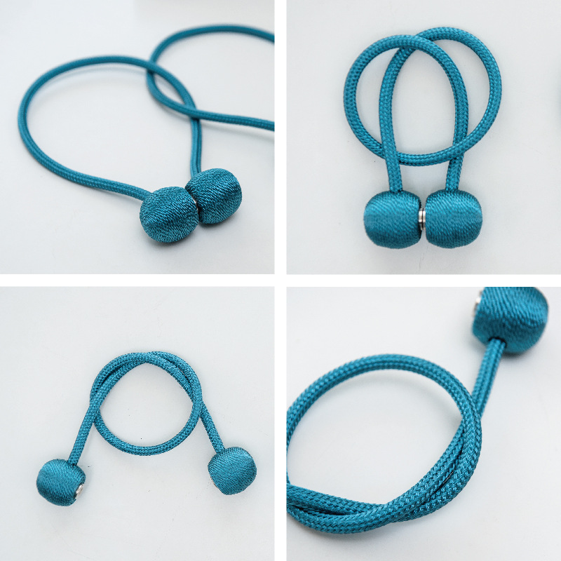 Curtain Strap Strap Headset Magnetic Curtain Buckle Magnet Decorative Lace Strap Strap Hook Accessories Spot Wholesale