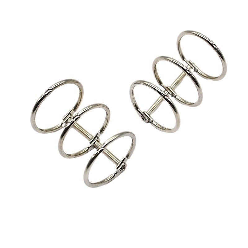 Table Calendar Ornaments Three-Ring Binding Loose-Loose Ring Moveable Opening Three-Hole Table Calendar Ring Page Turning Calendar Table Calendar Ring