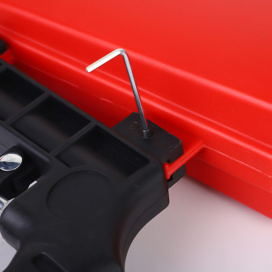 Cross-border hot sale small handheld red plastic pneumatic sandblasting gun portable gravity spray gun hardware tools