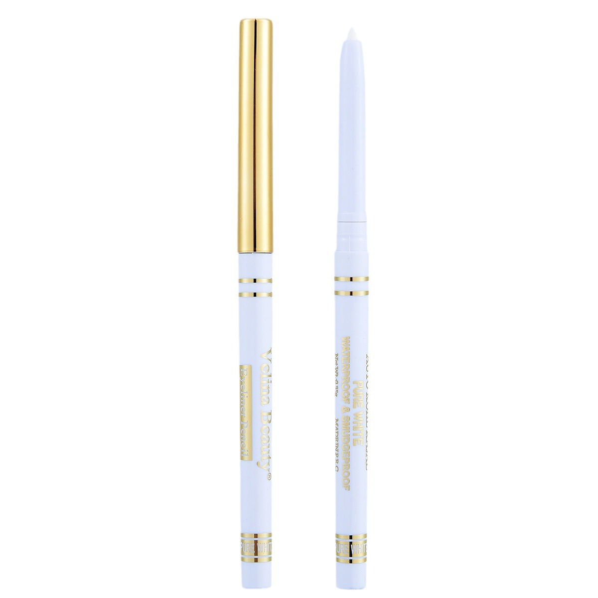 Black White Smooth Color Waterproof Oil-proof Non-blooming Durable Accurate Eyeliner Glue Pen Silkworm Pen