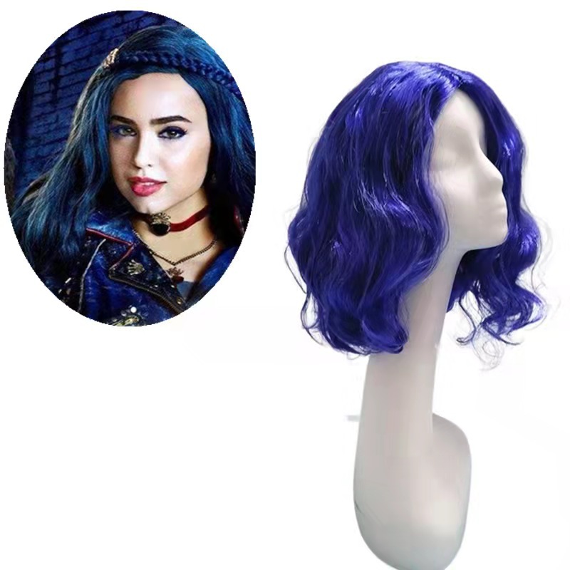 European and American wig movie descendant 2 long roll wig Starlight ...