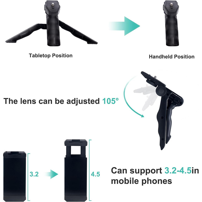 Manufacturer AY49 mobile phone multi-function fill light vlgo cross-border live broadcast beauty fill light with microphone clip in stock