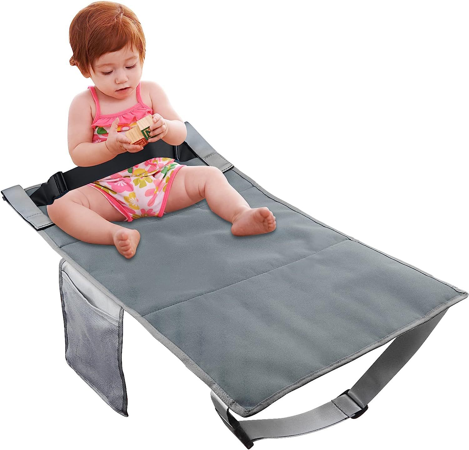 Children's aircraft seat extender children's aircraft travel bed portable children's aircraft foot pedal foot rest leg rest