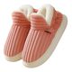 High-heeled Cotton Slippers Foreign Trade Cross-border Fleece-lined Home Non-slip Moon Shoes Indoor Warm Shoes Women's Cotton Shoes Men's