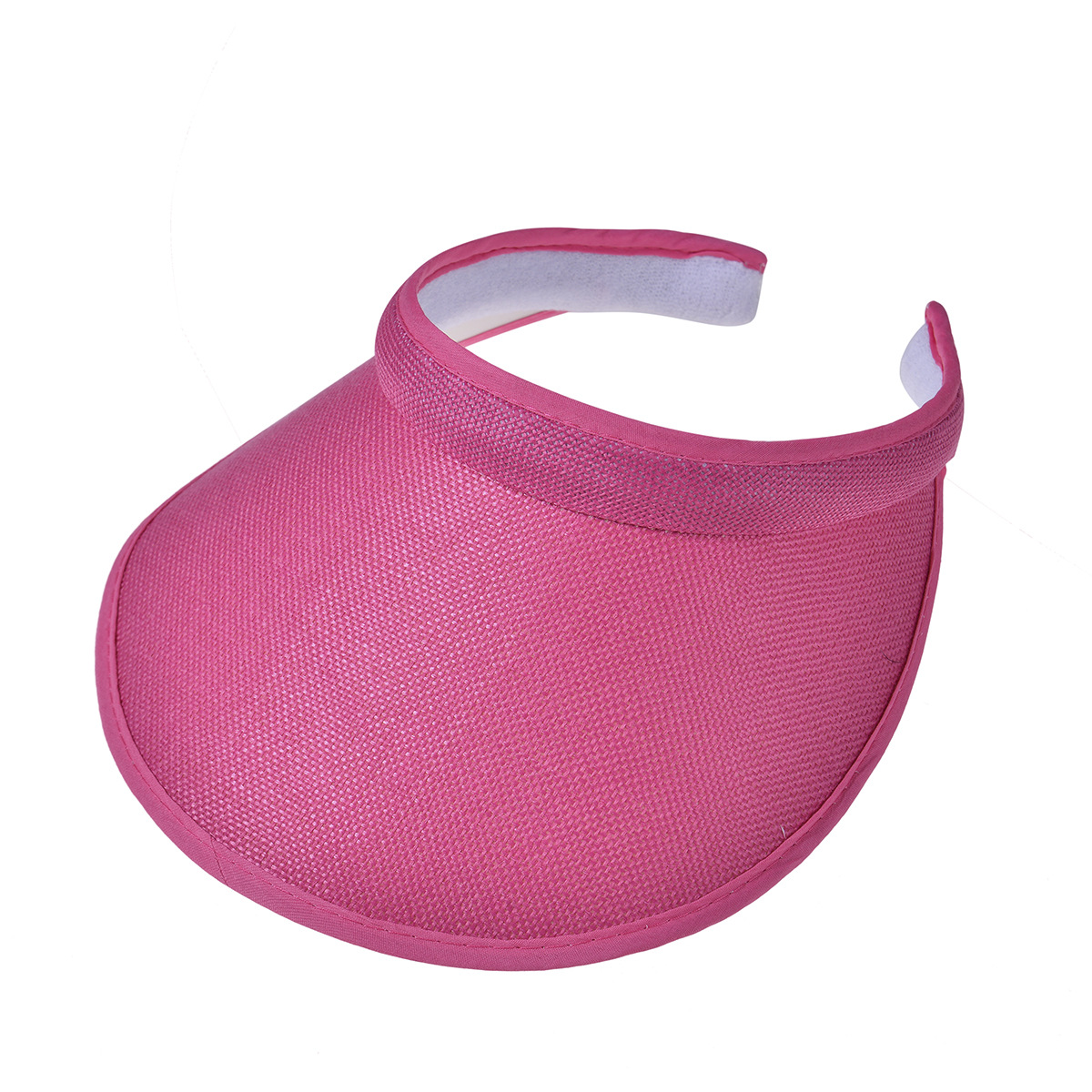Amazon cotton and linen sunshade hat empty top hat outdoor men's and women's hair card hat summer anti-sun big hat brim sun hat