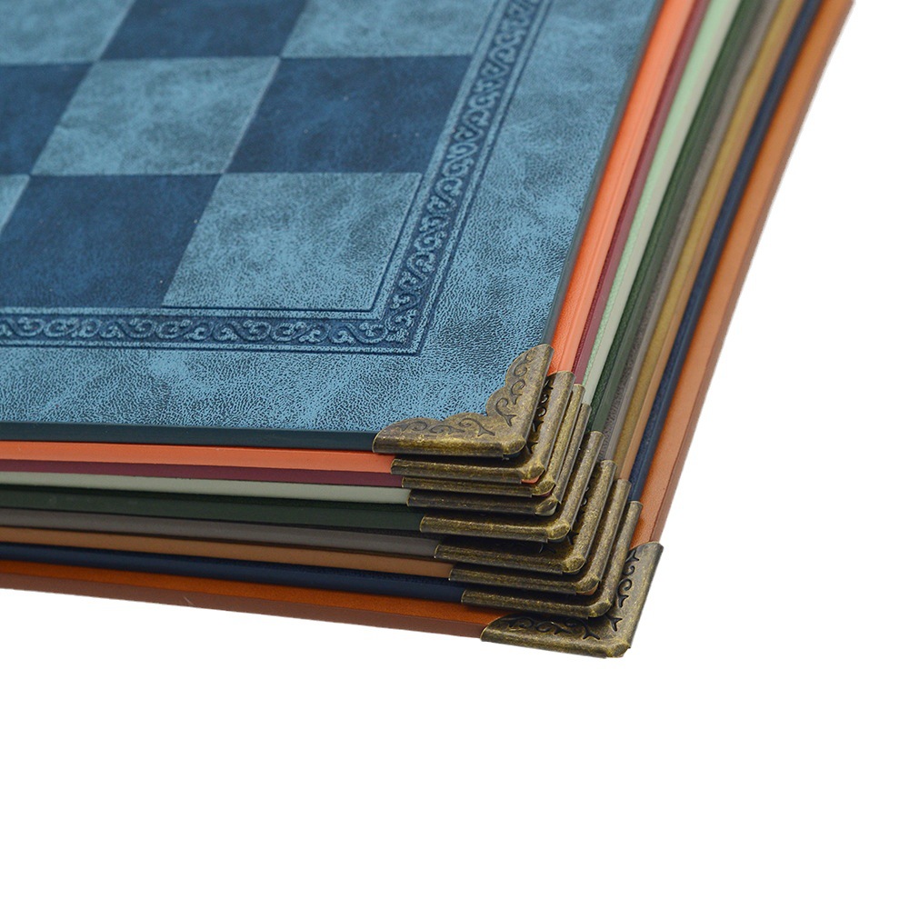 Chessboard placemat leather waterproof chess nine color optional exquisite packaging factory direct chess game puzzle