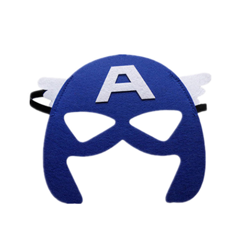 Kids Spiderman Hulk Mask Superhero Felt Mask Halloween Cosplay Holiday Goggles