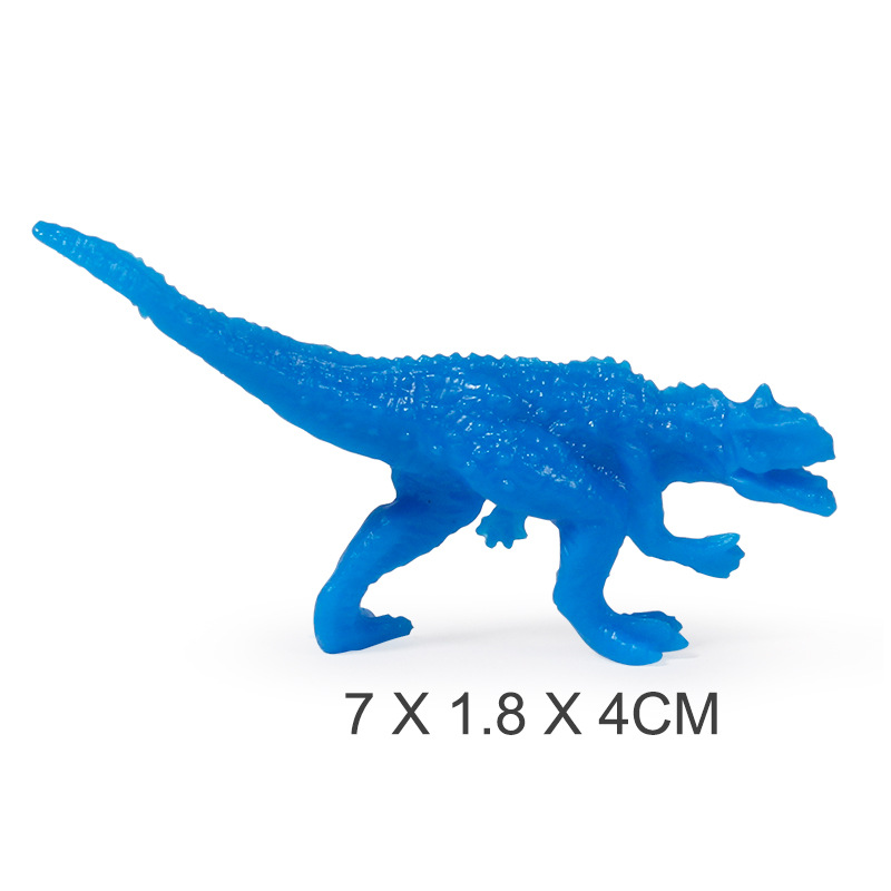 13 Soft Rubber Small Dinosaur Mini Small Dinosaur Toy Children's Zoo Model Boys and Girls Science and Education Cognitive Dinosaurs