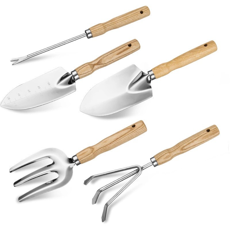 Spot stock a generation of stainless steel gardening equipment garden planting tools outdoor cauliflower household tip shovel