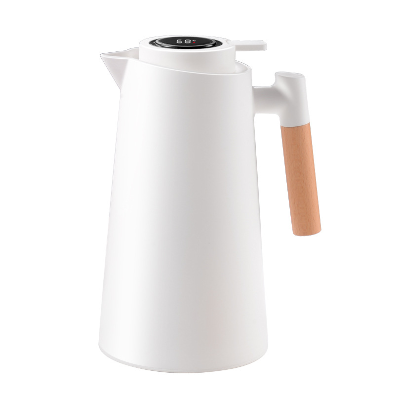 Intelligent thermos wholesale press type household thermos kettle large capacity thermos glass liner thermos kettle