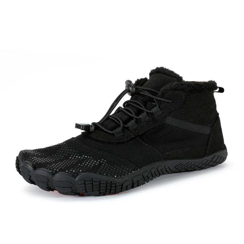 Factory Direct cross-border 2023 fitness fleece-lined waterproof snow boots foldable breathable lightweight mountaineering casual cotton shoes