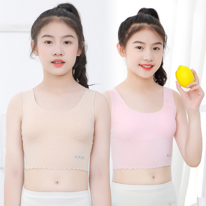 Student Girl development period camisole comfortable breathable girl junior high school wireless Underwear Female Factory wholesale