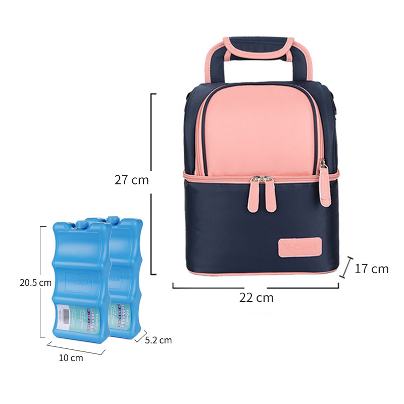 V-Coool back milk bag mother and baby blue ice milk storage bag double shoulder mummy ice bag spectra Amazon hot