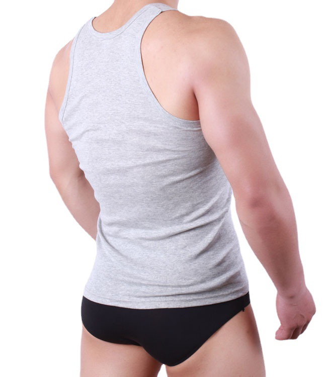 Live broadcast exclusively for men's cotton vest elastic fitness sleeveless tight narrow shoulder vest Korean youth base undershirt generation hair