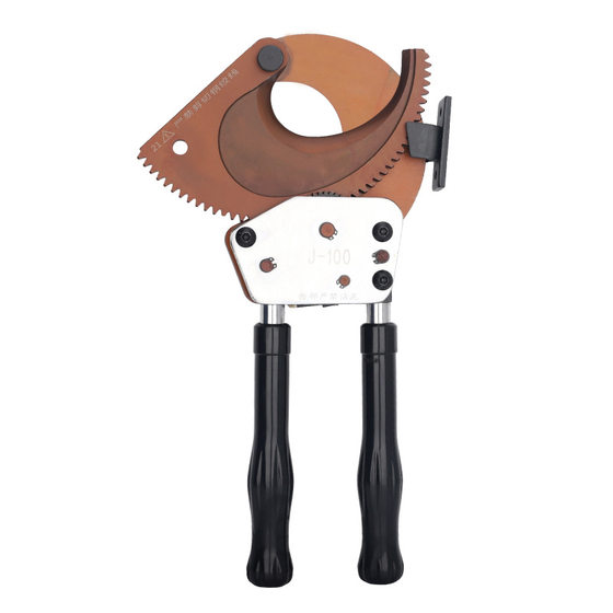 Ratchet type shear cable scissors J40J52J75J95J100 manual gear steel strand wire cutter cable shear