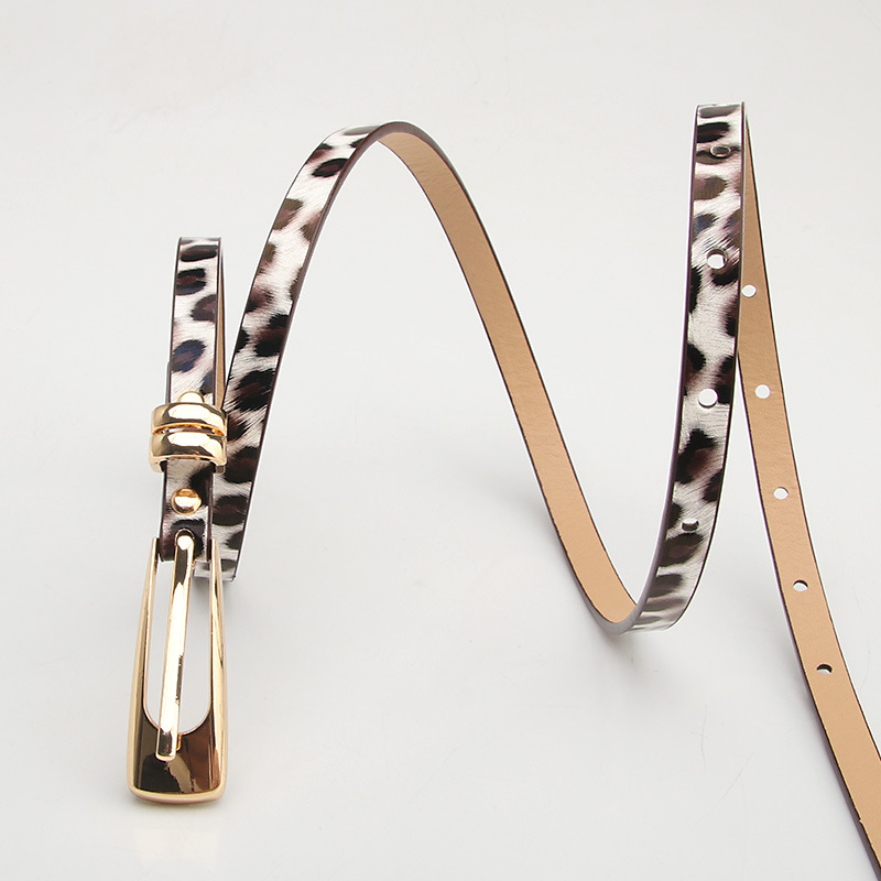 Factory wholesale ladies thin belt alloy buckle fashion Joker Korean coat dress decorative slim belt