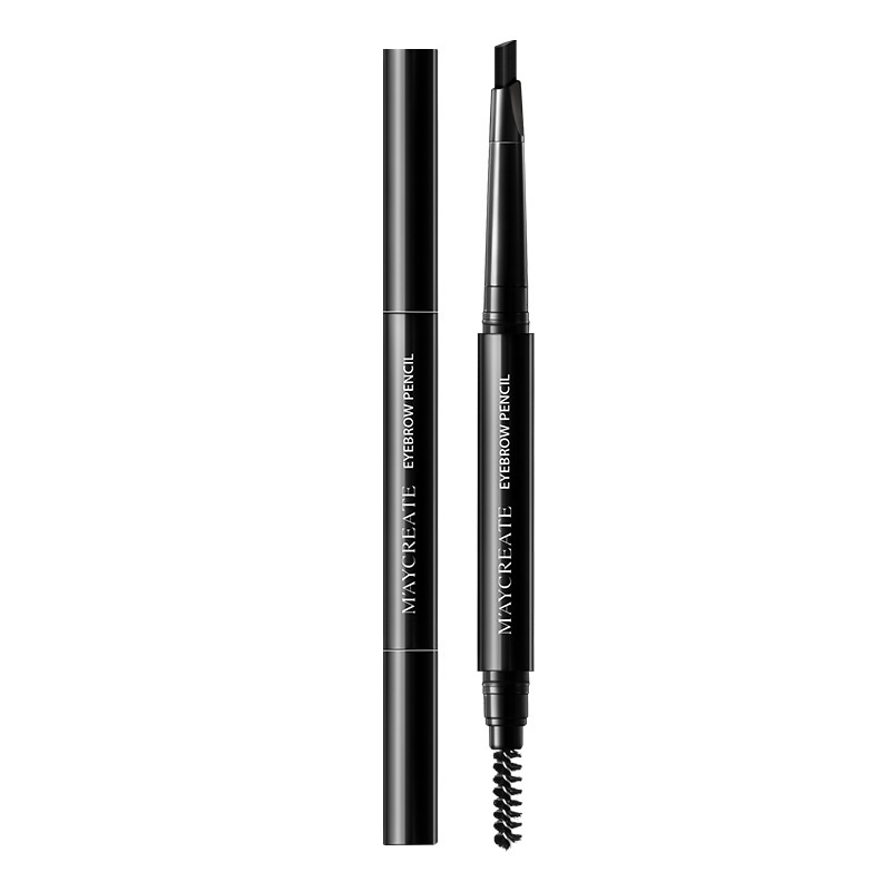 Jianmei chuangyan New triangle eyebrow pencil double-headed ultra-fine head women's waterproof sweat-proof natural long-lasting one-piece delivery