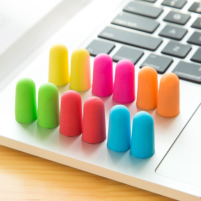 Factory wholesale sleep soundproof earplugs anti-noise sleep earplugs learning noise reduction soundproof earplugs color random