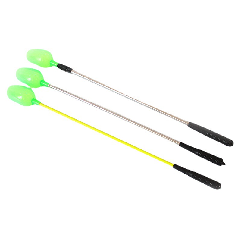 Glass fiber reinforced plastic single section bait throwing spoon metal double section painted three section dozen nest spoon far throwing spoon night fishing bait throwing device fishing gear